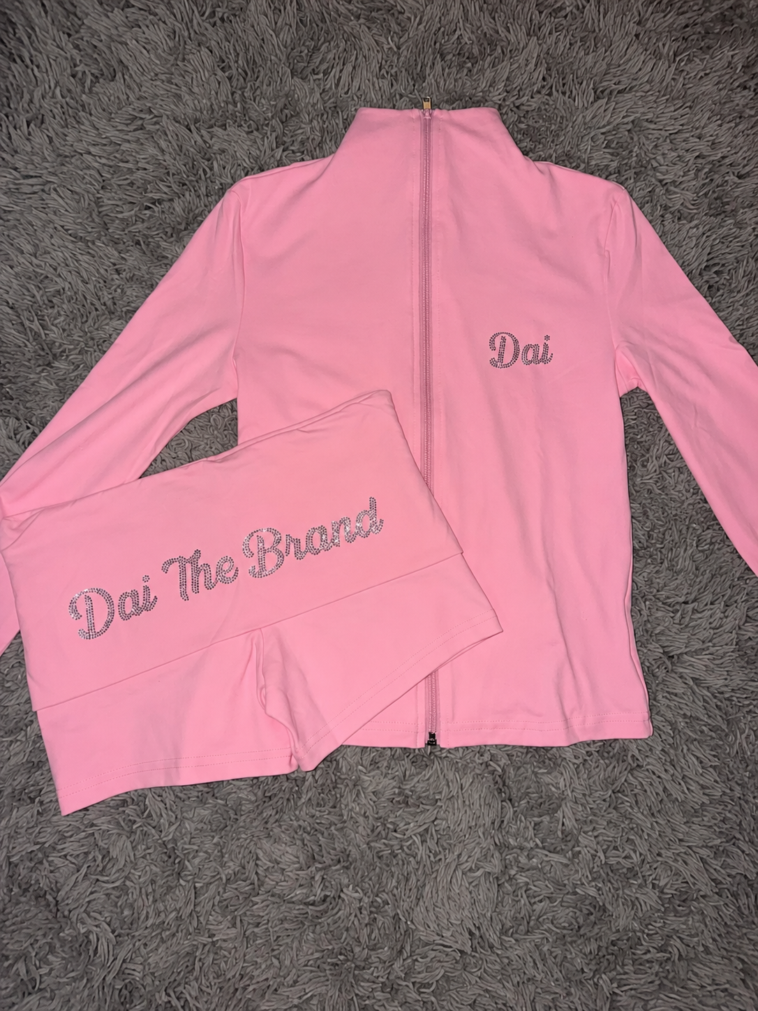 Bling Hoodie ( Soft Girl Pink)