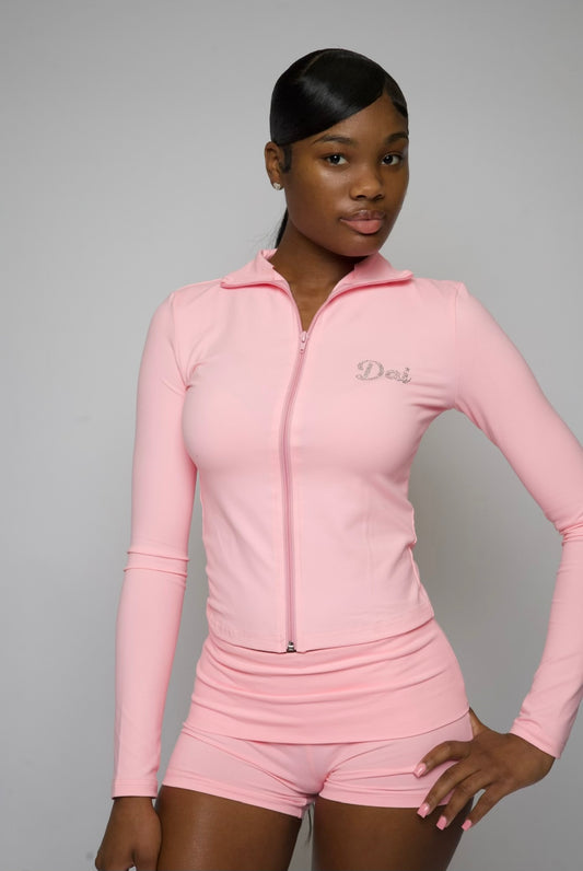 Bling Hoodie ( Soft Girl Pink)